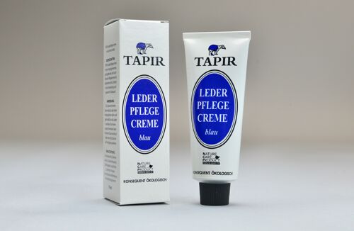 Lederpflegecreme blau