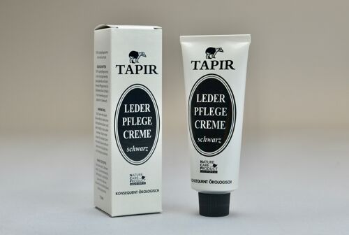 Lederpflegecreme schwarz in Alutube in 75ml