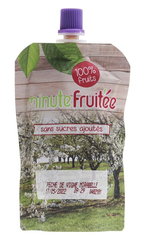 Minute fruitée Pêche de Vigne