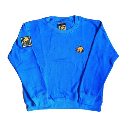 WILDZ XL 1st Edition Elephant Logo sweatshirt - blue