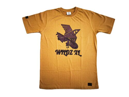 WILDZ XL's 1st Edition Skateboarding Eagle T-shirt - beige