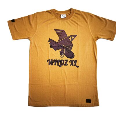 WILDZ XL's 1st Edition Skateboarding Eagle T-Shirt - beige