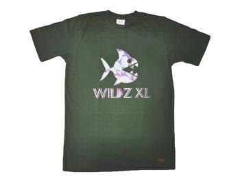 T-shirt Piranha 1ère édition de WILDZ XL - Vert 1