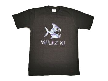 T-shirt Piranha 1ère édition de WILDZ XL - Noir 4