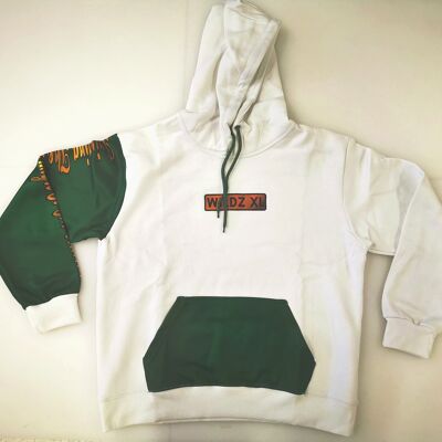 Sudadera con capucha WILDZ XL Box logo estilo reptil