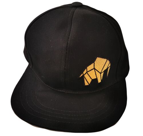 WILDZ XL Elephant Logo Black Snap-back cap
