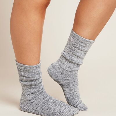 Chunky Bed Socks - Dove - Single