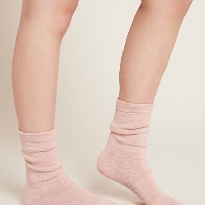 Chunky Bed Socks - Dusty Pink - Single