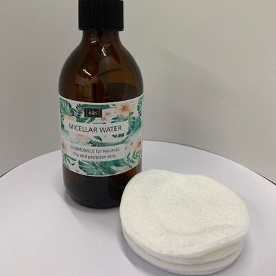 Micellar Cleansing Water - Chamomile with patters and pump