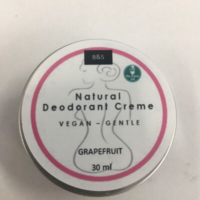 Organic Natural Deodorant - Grapefruit