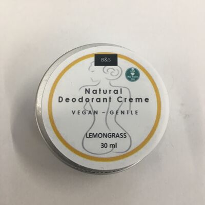 Organic Natural Deodorant - Lemongrass
