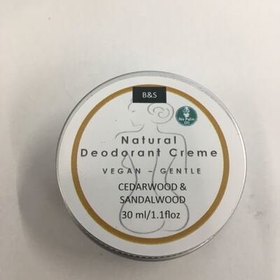 Desodorante Natural Orgánico - Cedro y Sándalo