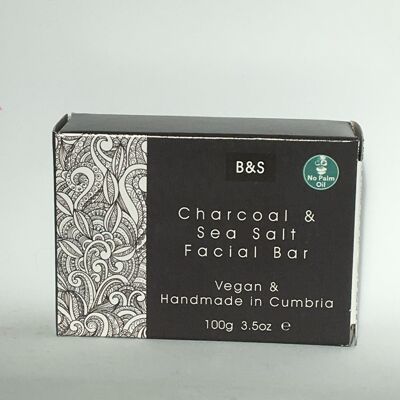 Charcoal & Sea Salt Facial Bar OHNE DUFT