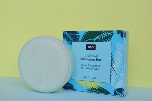 Botanical shampoo Bar Lime & Coconut - VEGAN