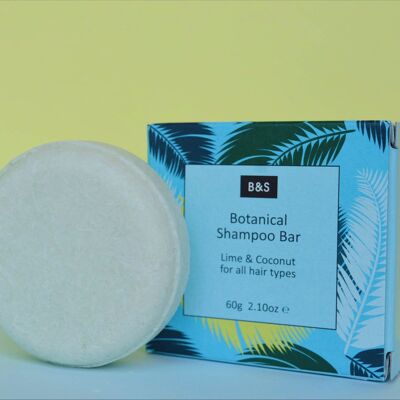 Botanical shampoo Bar Lime & Coconut - VEGAN