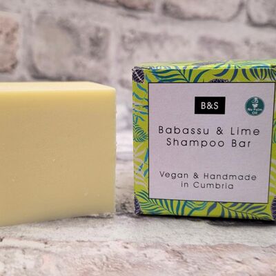 Babassu & Lime Shampoo Bar - VEGAN