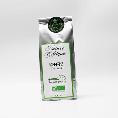 Mint green tea - 100g