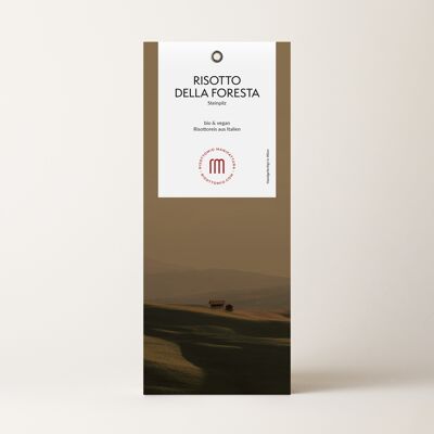 Risotto DELLA FORESTA (9er) délicatesse gastronomique de riz aux cèpes bio d'Italie