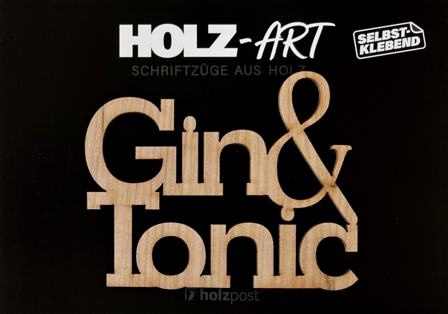 Scritta "Gin & Tonic"