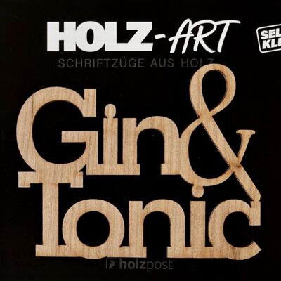 Lettering "Gin & Tonic"