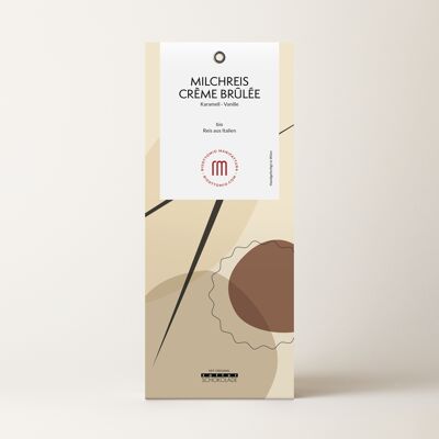 Arroz con leche CRÈME BRÛLÉE (9er) Chocolate con Caramelo Ecológico Postre de Arroz Gourmet Ecológico