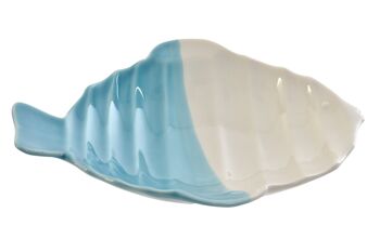 PLATEAU VIDE POCHE PORCELAINE 19X16X4 POISSON 1