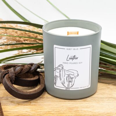 Leather Scented Candle
