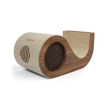 Ecophonic® ROLL® NERO Enceinte écologique et en bois de noyer naturel 2