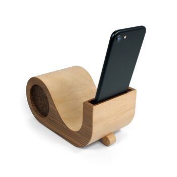 Ecophonic® ROLL® NERO Enceinte écologique et en bois de noyer naturel 3