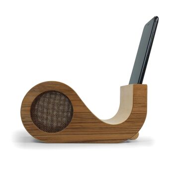 Ecophonic® ROLL® NERO Enceinte écologique et en bois de noyer naturel 5