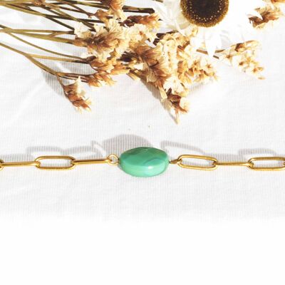 Armband PAÏNA Golden - Feiner Opalstein