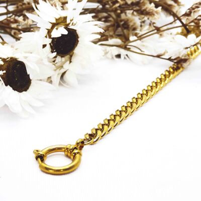 O'TAÏ Golden bracelet - Large chain