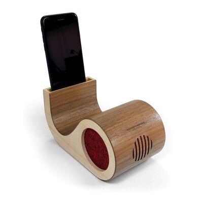 Ecophonic® ROLL® ALBA Ecological and Natural Walnut Wood Speaker