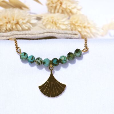 TANI necklace - Turquoise fine stone