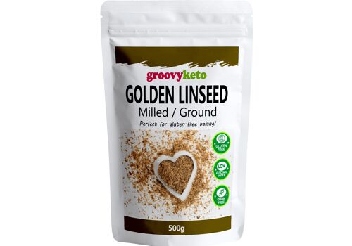 Groovy Keto Golden Milled Flaxseed / Linseed