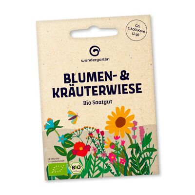 Bio Saatgut Blumen- & Kräuterweide
