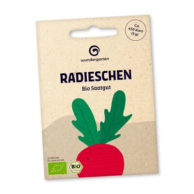 Organic seed radishes