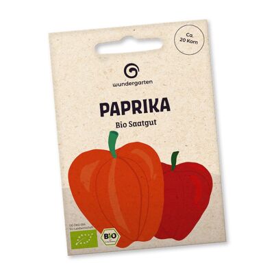 Organic seed peppers