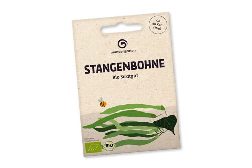 Bio Saatgut Stangenbohne