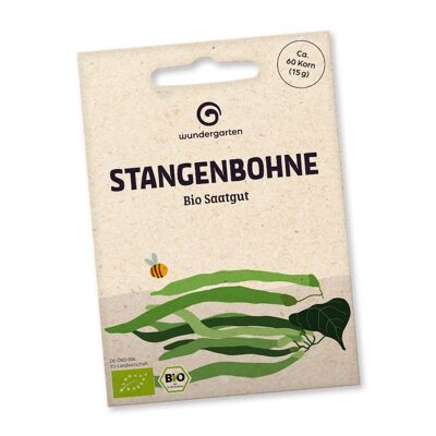 Bio Saatgut Stangenbohne