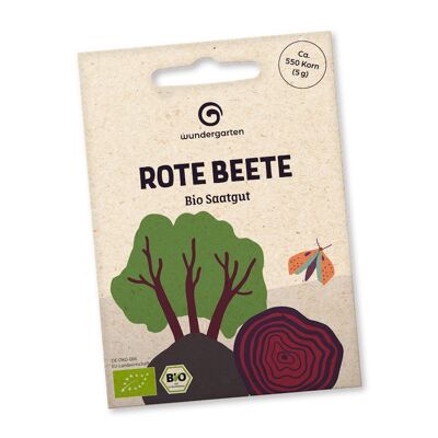 Organic beetroot seeds