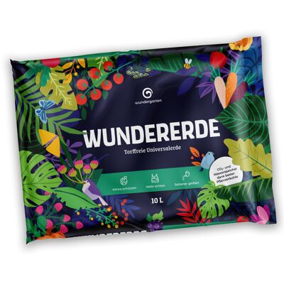 Wundererde 10 liters - peat-free & with biochar