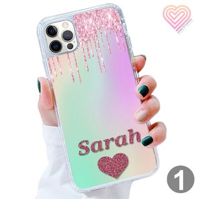 Bedruckte Glitter Drip Love Personalisierte Kollektion - 1