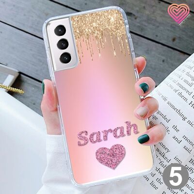 Printed Glitter Drip Love Personalised Collection - 5