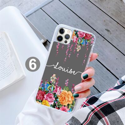 Funda de gel personalizada Flor (Todos los modelos) - 6