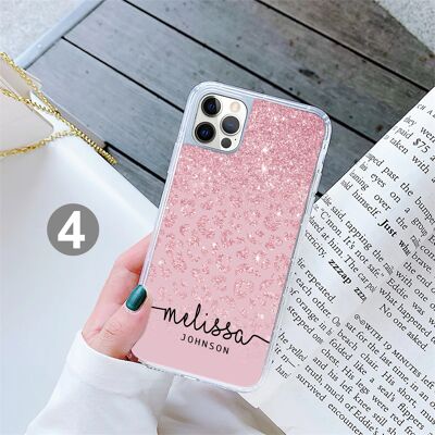 Personalised Animal Print theme gel case (All Models) 251 - 4