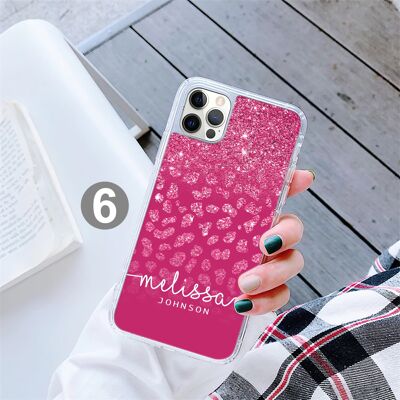 Personalised Animal Print theme gel case (All Models) 251 - 6