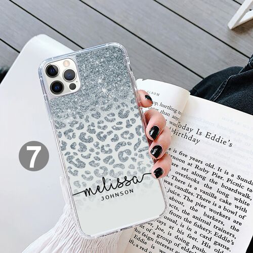 Personalised Animal Print theme gel case (All Models) 251 - 7