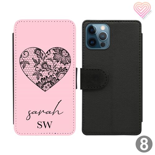 Mega Design Collection Personalised Flip Wallet Phone Case - 8