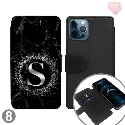 Estuche para teléfono tipo billetera con tapa personalizada de la colección Star Sparks - 8